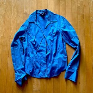 Ann Taylor blue blouse